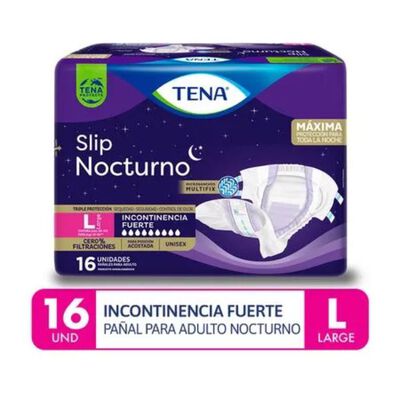 Pa&ntilde;ales Tena Slip Noctuno Talla L - Bolsa 16 UN