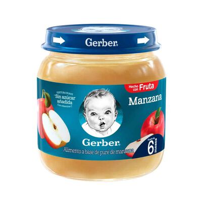 Compota GERBER&reg; Manzana - Frasco 113 G