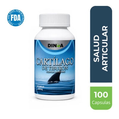 Cart&iacute;lago de Tibur&oacute;n 500Mg C&aacute;psulas - Frasco 100 UN