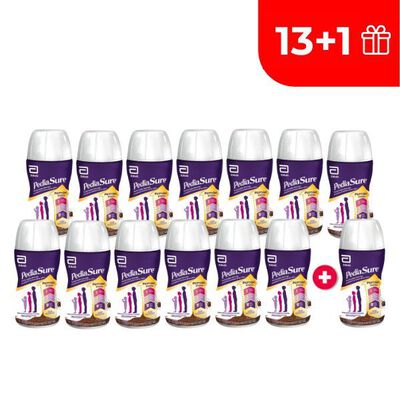 Pack 13 Pediasure Sabor Chocolate - Frasco 220 ML