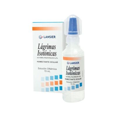 Lagrimas Isot&oacute;nicas Soluci&oacute;n Oft&aacute;lmica - Frasco 15 ML