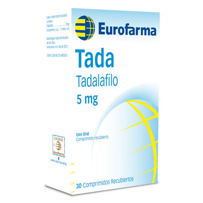 Tada 5 Mg - Caja 30 Tabletas