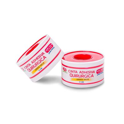 Esparadrapo de Pl&aacute;stico AQD 2.5Cm x 5M - Unidad 1 UN