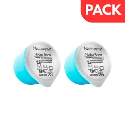 Neutrogena Hydro Boost Repuesto Frasco 50g & Hydro Boost Repuesto - Pack 2 UN