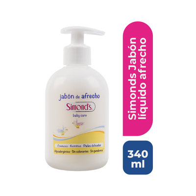 Jab&oacute;n L&iacute;quido Simonds Afrecho - Frasco 340 ML