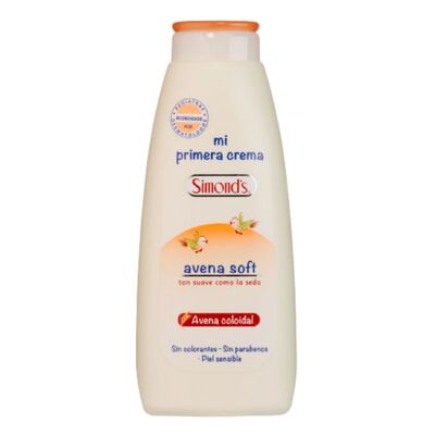 Simonds Mi Primera Crema Avena Org&aacute;nica - Frasco 340 ML