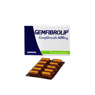 Gemfibrolip 600 Mg Tableta - Bl&iacute;ster 10 UN