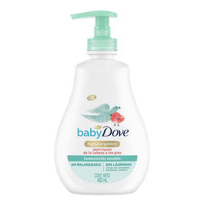 Dove Baby Jab&oacute;n L&iacute;quido Humectante - Frasco 400 Ml