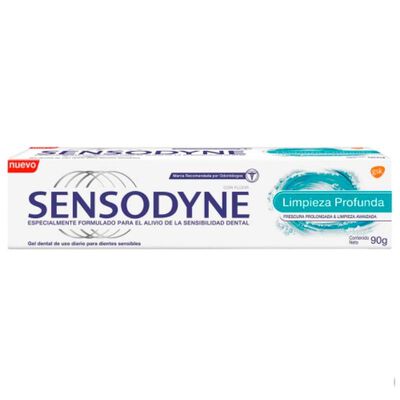 Crema Dental Sensodyne Limpieza Profunda - Tubo 90 G