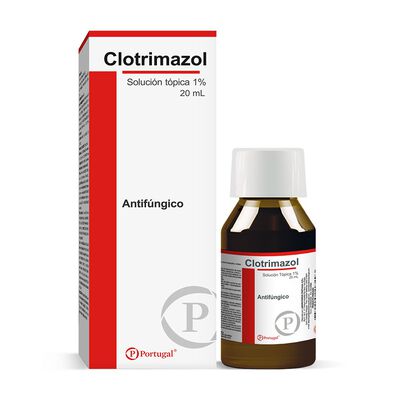 Clotrimazol 1% Soluci&oacute;n T&oacute;pica - Frasco 20 Ml
