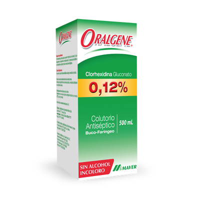 Oralgene 0,12 % Enjuague Bucal Sin Color  - Frasco 500 ML