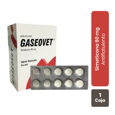 Gaseovet 80Mg Tableta - Caja 120UN