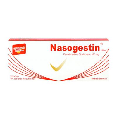 Nasogestin 180 Mg Tableta Recubierta - Caja 10 UN