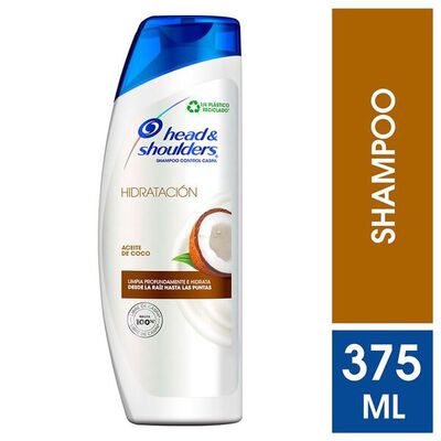 Shampoo Head & Shoulders Hidrataci&oacute;n Coco - Frasco 375 ML