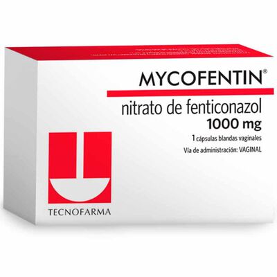 Mycofentin 1000 Mg C&aacute;psula Blanda Vaginal - Caja 1 UN