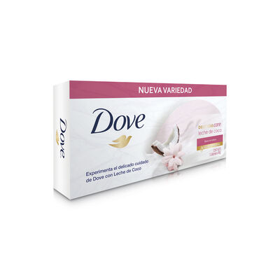 Jab&oacute;n Dove Leche De Coco - Pack 3 UN