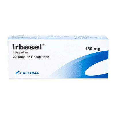 Irbesel 150 Mg Tabletas - Caja 20 UN