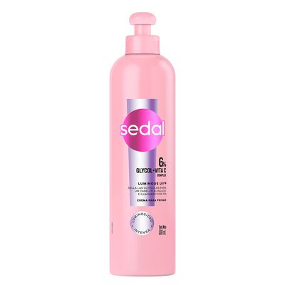 Sedal Crema para Peinar Luminous UV - Frasco 300 ML