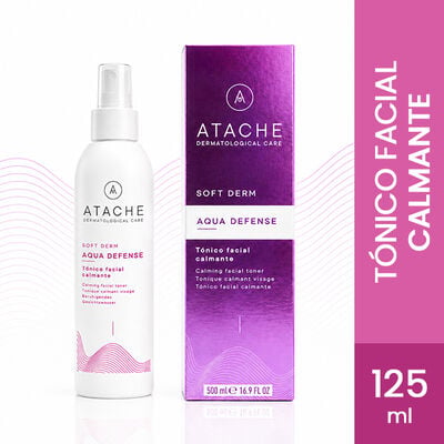 Atache Soft Derm T&oacute;nico Facial calmante Aqua Defense - Frasco 500Ml