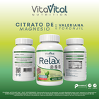 Vita Vital Relax Citrato De Magnesio C&aacute;psulas - Frasco 100 UN, , large image number null