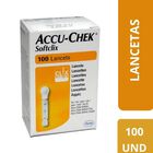 Accu-Chek Lancetas Soft Clix  - Caja 100 UN, , large image number null