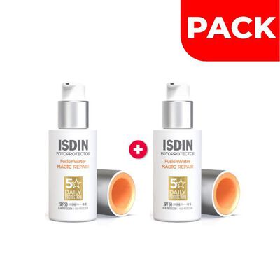 D&uacute;o Pack FotoUltra Isdin Fusion Water Magic Repair - Frasco 50 ML