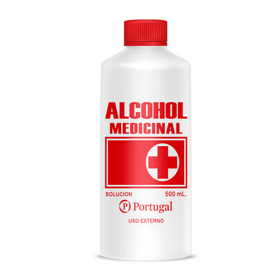 Alcohol 70&deg; Portugal - Frasco 500 ML