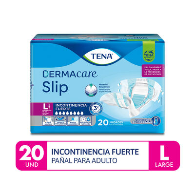 Pa&ntilde;ales Tena Slip Dermacare Talla L - Bolsa 20 UN