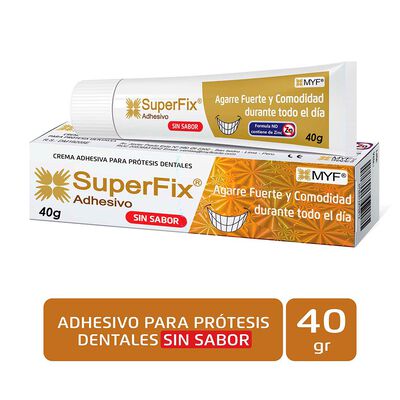 Crema Adhesiva Superfix Sin Sabor - Tubo 40 G