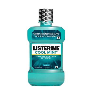 Listerine Cool Mint Enjuague Bucal - Frasco 500 ML