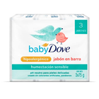 Dove Jab&oacute;n Baby Humectante Sensible - Pack 3 UN, , large image number null