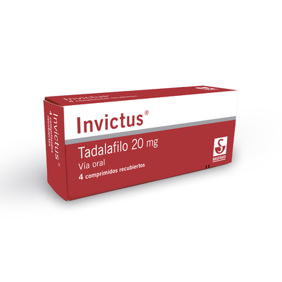 Invictus 20 Mg Comprimido - Caja 4 UN
