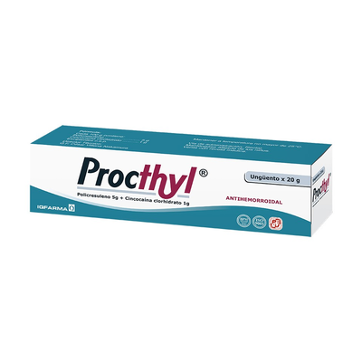 Procthyl 5-1% Ung&uuml;ento - Tubo 20Gr