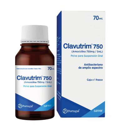 Clavutrim 750 Mg/5Ml - Frasco 70 Ml