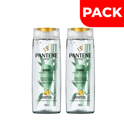 Pack Shampoo Pantene Bambu - Frasco 400 ML