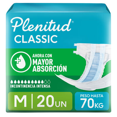 Pa&ntilde;al Plenitud Classic Talla P/M - Bolsa 20 UN