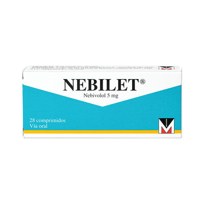 Nebilet 5 Mg  - Caja 28 comprimidos