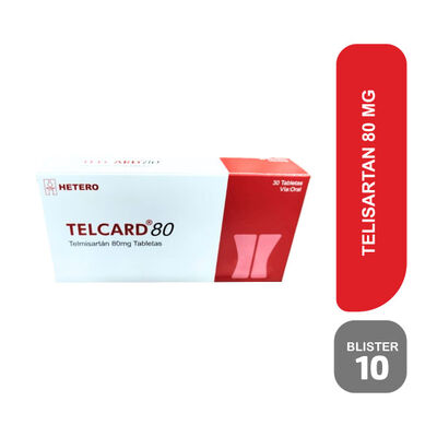 Telcard 80 MG - Blister 10 tabletas