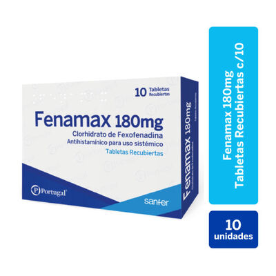 Fenamax 180 Mg Tableta Recubierta - Caja 10 UN