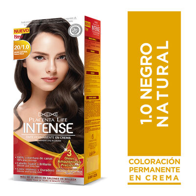 Tinte Placenta Intense Negro Natural 1.0 - Caja 1 UN