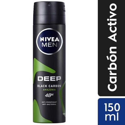 Nivea Deo Hombre Spray Amazon&iacute;a Deep  - Frasco 150Ml