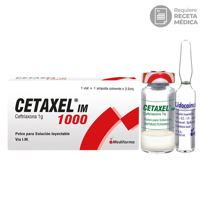 Cetaxel IM 1000 Inyectable - Caja 1 UN