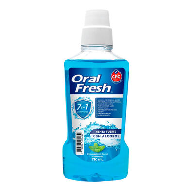 Oral Fresh 7 en 1 menta fuerte - Frasco 710 ml