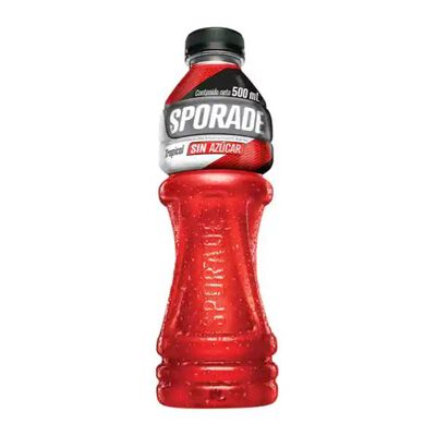 Bebida Hidratante Sporade Tropical Sin Az&uacute;car - Botella 500 ML
