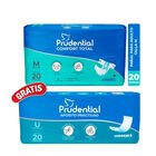 Pa&ntilde;al Prudential Confort Talla Total M - Bolsa 20 UN, , large image number null