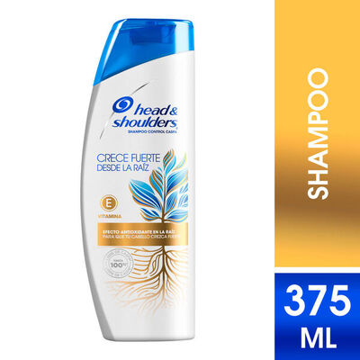 Shampoo Head & Shoulders Crece Fuerte - Frasco 375 ML