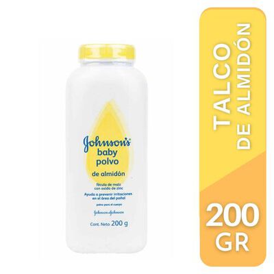 Talco de Almid&oacute;n Johnson - Frasco 200 ML
