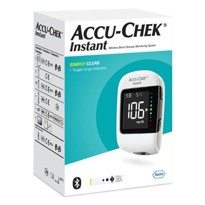 Accu-Chek Gluc&oacute;metro Instant Kit con Bluetooth - Caja 1 UN