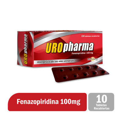 Uropharma 100 mg Tableta Recubierta - Blister 10 UN