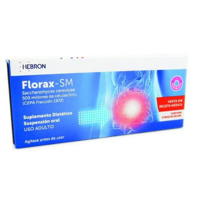Florax SM Adulto Ampolla Bebible - Caja 5 UN